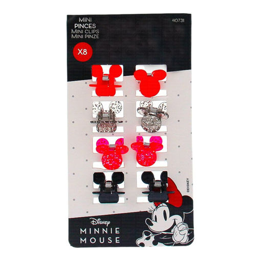 Picture of MINNIE SHAPED HAIR CLIPS X8